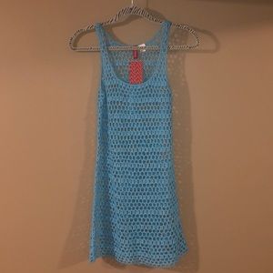 Knitted bathing suit cover up